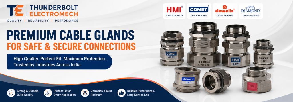 Premium Cable Glands for Safe & secure Connection