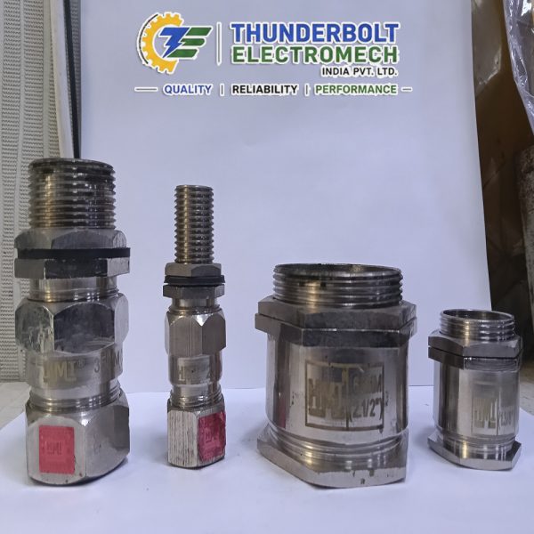 HMI Brass Cable Gland 75mm – Single & Double Compression