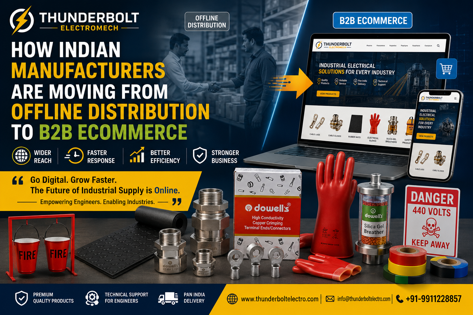 Thunderbolt Electromech - Complete Guide To Selling Industrial Products Online: Lessons From B2B Manufacturers