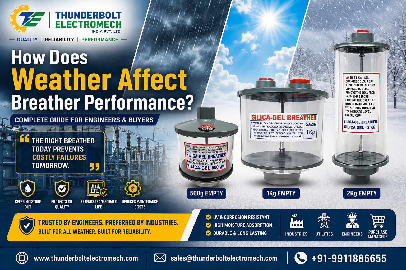 Thunderbolt Electromech - How Does Weather Affect Breather Performance?
