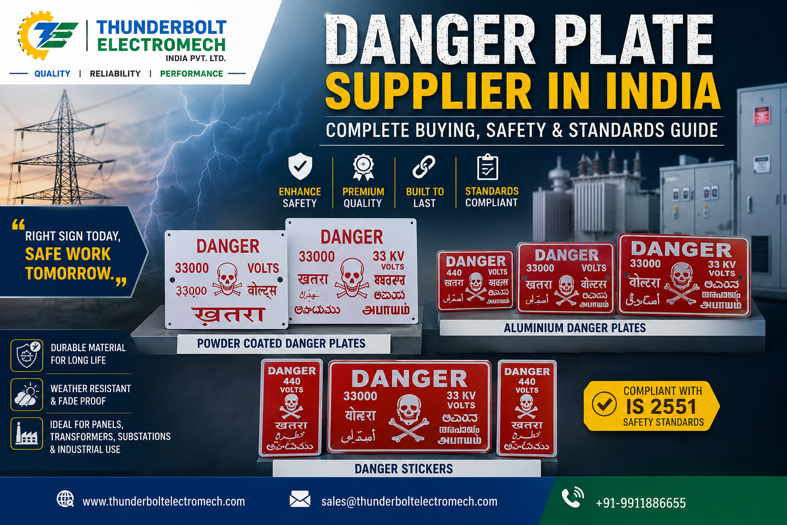 Danger Plate Supplier in India: Complete Buying, Safety & Standards Guide