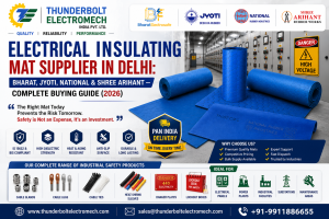 Thunderbolt Electromech - Electrical Insulating Mat Supplier in Delhi Bharat, Jyoti, National & Shree Arihant — Complete Buying Guide (2026)